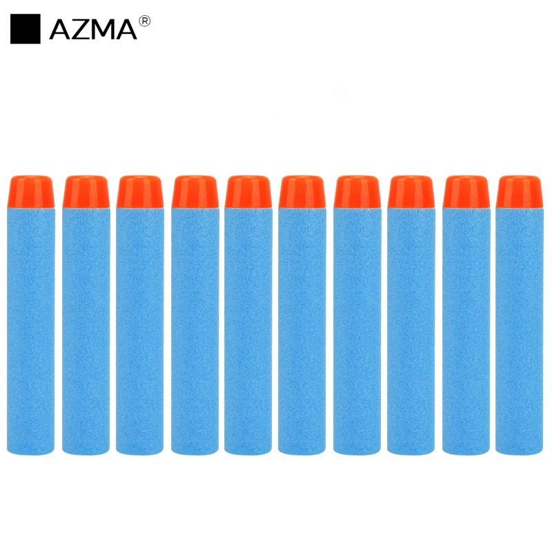 AZMA 100 шт для пуль Nerf, мягкие полые головки 7,2 см, дротики eva, игрушечный пистолет, пули для серии Nerf, игрушки, пистолет, детские подарки