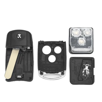 Chiave telecomando per Honda Acura Civic Accord Jazz CRV HRV 2009 2010 2011 2012 2013 2014 - KEYYOU per Honda Acura Civic Accord Jazz CRV HRV Remote Flip Car Key Fob Shell