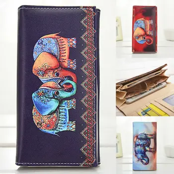 

Women PU Leather Wallet Case Multi-Function Purse Lady Long Handbag Card Holder
