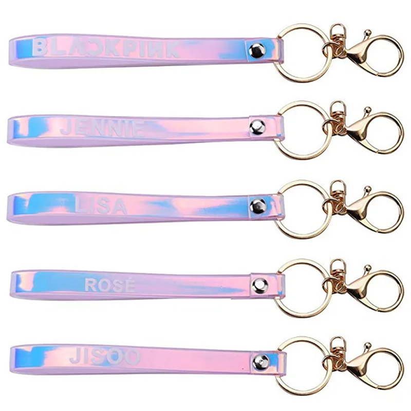 KPOP GOT7 TWICE IZONE BLACKPIN Дженни эксо SEVENTEEN want ONE Bangtan мальчики лазер брелок с именем Подвеска со шнурком JUNG KOOK
