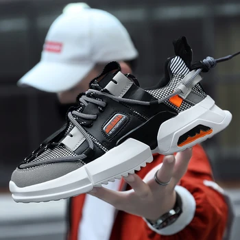 

Spring / Summer 2020 New Thick Comfortable Lightweight Fashion Color Matching Men's Sneakers Running Shoes