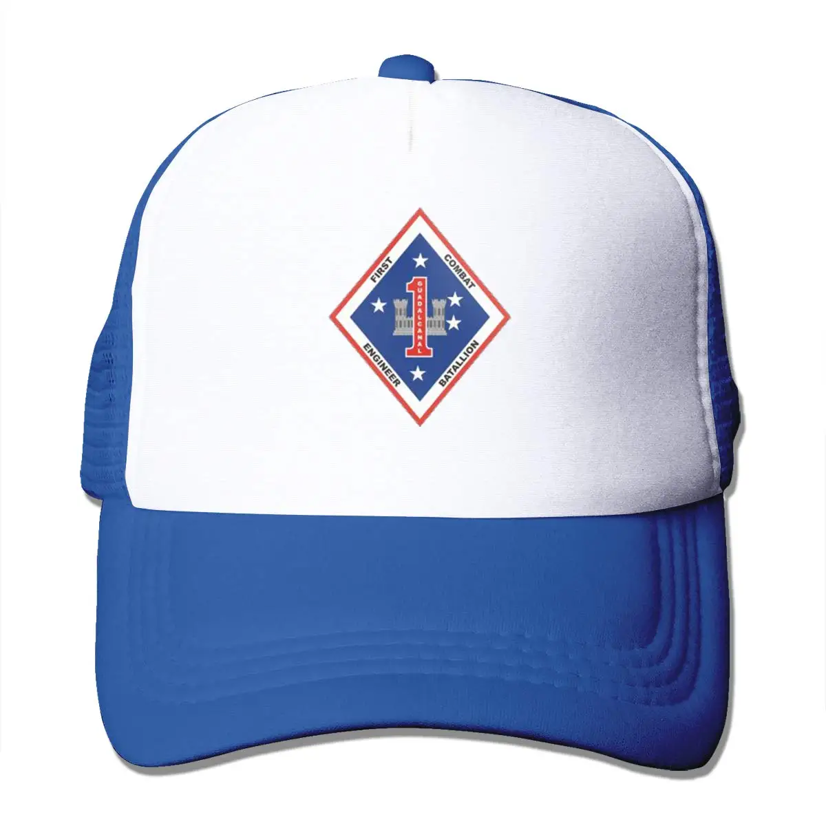 1-й боевой инженерный батальон наклейка Мужская кепка джинсовая хлопковая Регулируемая Кепка на заказ Забавный рыболовный козырек пепельная сетка Кепка Дальнобойщика