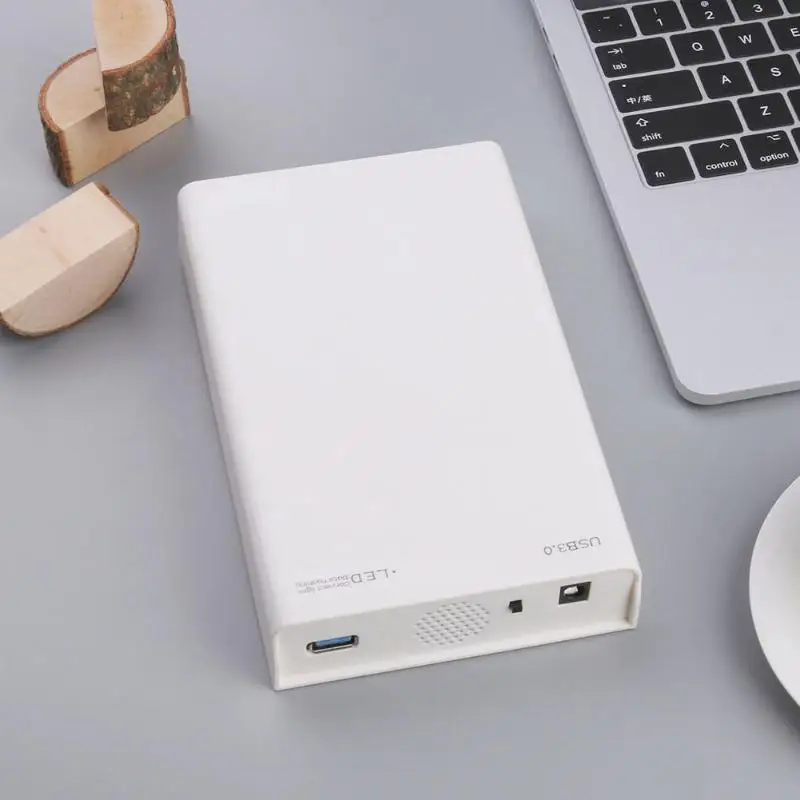 ЕС 3,5 корпус для жесткого диска пластиковый корпус USB 3,0 на SATA 12 В 2A внешний корпус для жесткого диска Caddy для ноутбука Настольный ПК высокого качества