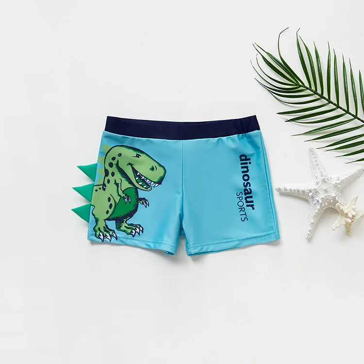Blue Dinasour Плавки для мальчика от 3 до 10 лет детская детский купальный костюм в виде динозавра для мальчиков, купальные трусы CZ983 - Цвет: Blue Dinasour