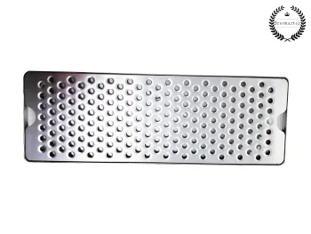 

PUNCHED KEGLAND STAINLESS STEEL COUNTER TOP DRIP TRAY (50CM)