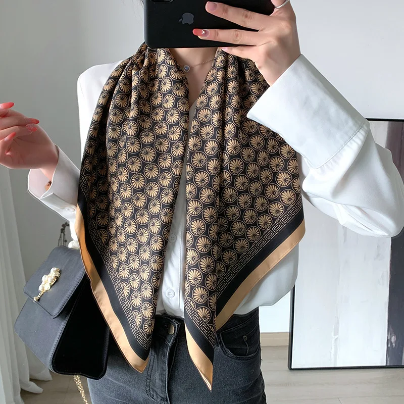 Louis Vuitton Monogram Scarf Outfit