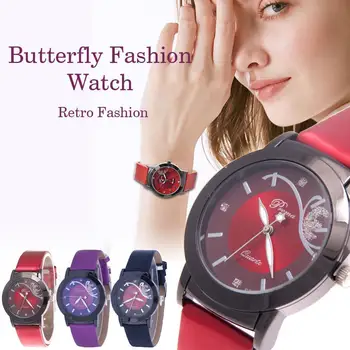 

Butterfly Fashion Watch For Women Pretty Quartz Watch Alloy Watch Business Quartz Women Analog Ladies Elegant Watch Wrist W G2X0