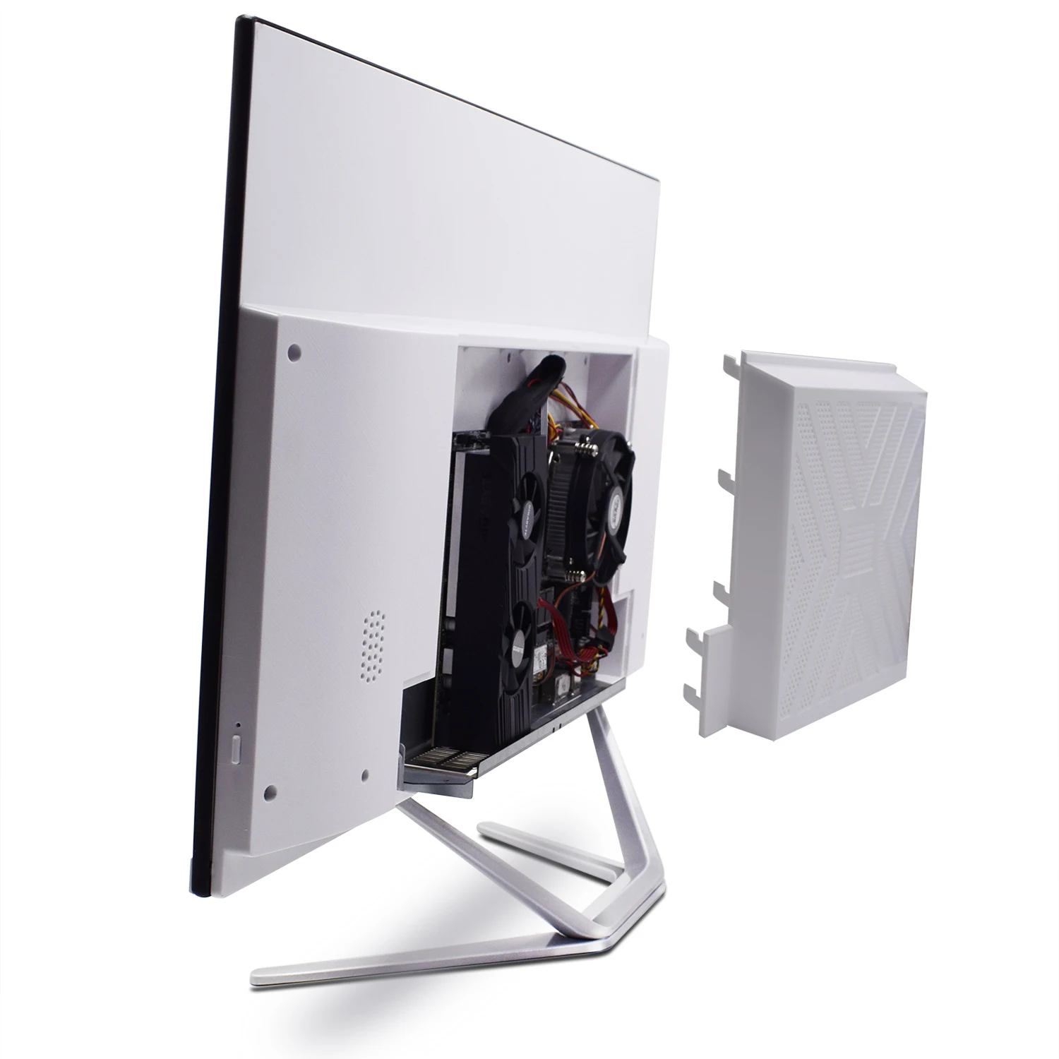 23.8inch All-In-One Desktop Office PC Intel i5 9400F i7 9700F NVIDIA GTX1050Ti 4GB HDMI DP DVI Mutil Display Gaming Computer LCD