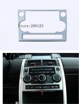

Chrome Car Center Console CD Audio Panel Cover Frame Trim For Land Rover Discovery Sport 2015 2016 2017 Accessories Car Styling