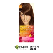 Garnier Краска-уход для волос "Color&Shine" с клюквой и аргановым маслом, без аммиака, оттенок 5.35, Шоколад, 110мл