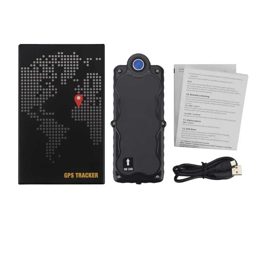 Супер магнитный 3g gps трекер автомобиля TK10G gps+ GSM+ wifi указатель местоположения с 10000mAh перезаряжаемая батарея IPX7 водонепроницаемая