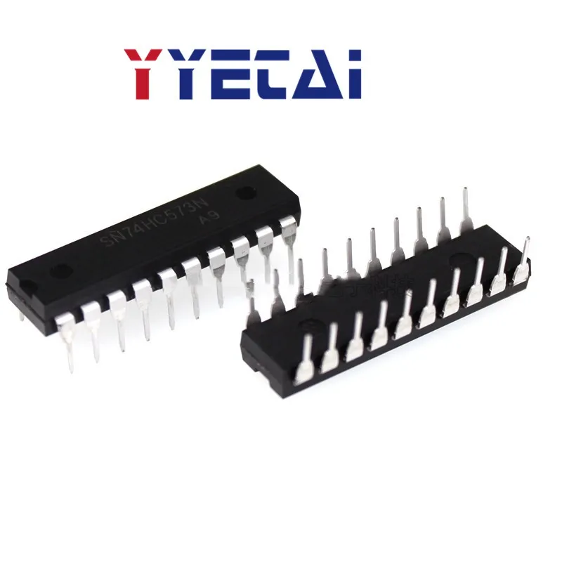 

TAI 10PCS Inline SN74HC573AN 74HC573 DIP-20 Eight-position three-state output trigger Brand new original