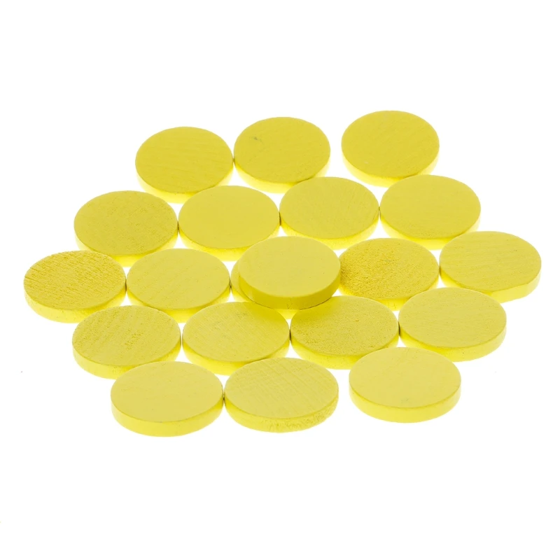 Colorful Montessori Wooden Round Plate Circles Math Toy Kids Baby Early Teaching