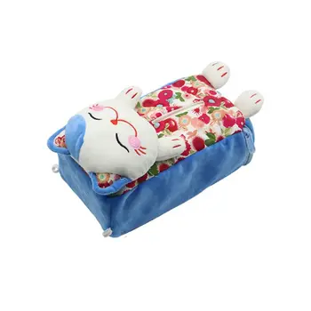 

Car Lucky Cat Hanging Tissue Box Holder Plush Toy Style Anime Case Cartoon Cover