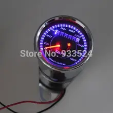 Мотоцикл двойной одометр спидометр светодиодный светильник с подсветкой сигнала для Honda Kawasaki
