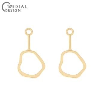 

Cordial Design 100Pcs 14*25MM Jewelry Accessories/Pendant For Earrings/Hand Made/DIY Charms/Jewelry Findings & Components