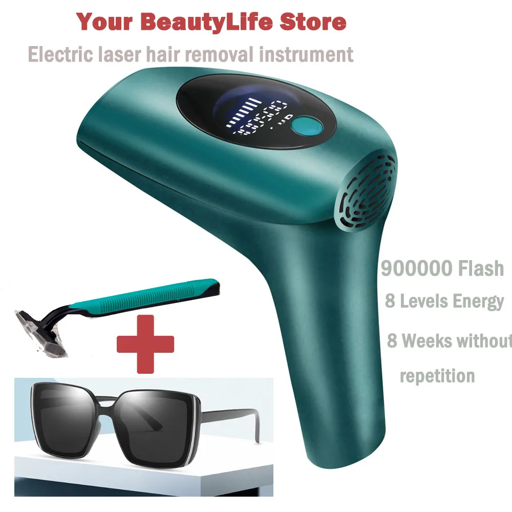 

Y & B 900000 Professional Electric Flashes Laser Epilator Permanent 8 level IPL Photoepilator Hair Removal Painless Dropshipping
