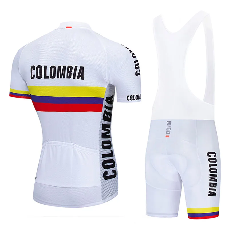 Трикотажный костюм для велоспорта New Colombia Быстросохнущий с коротким рукавом