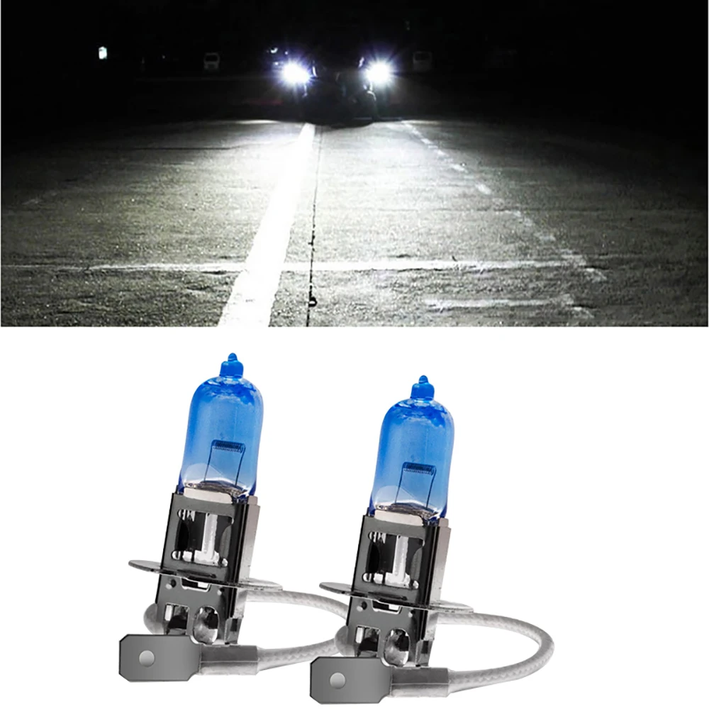 H3 галогенные лампы 100 Вт лампа для автомобилей Белый свет супер яркий