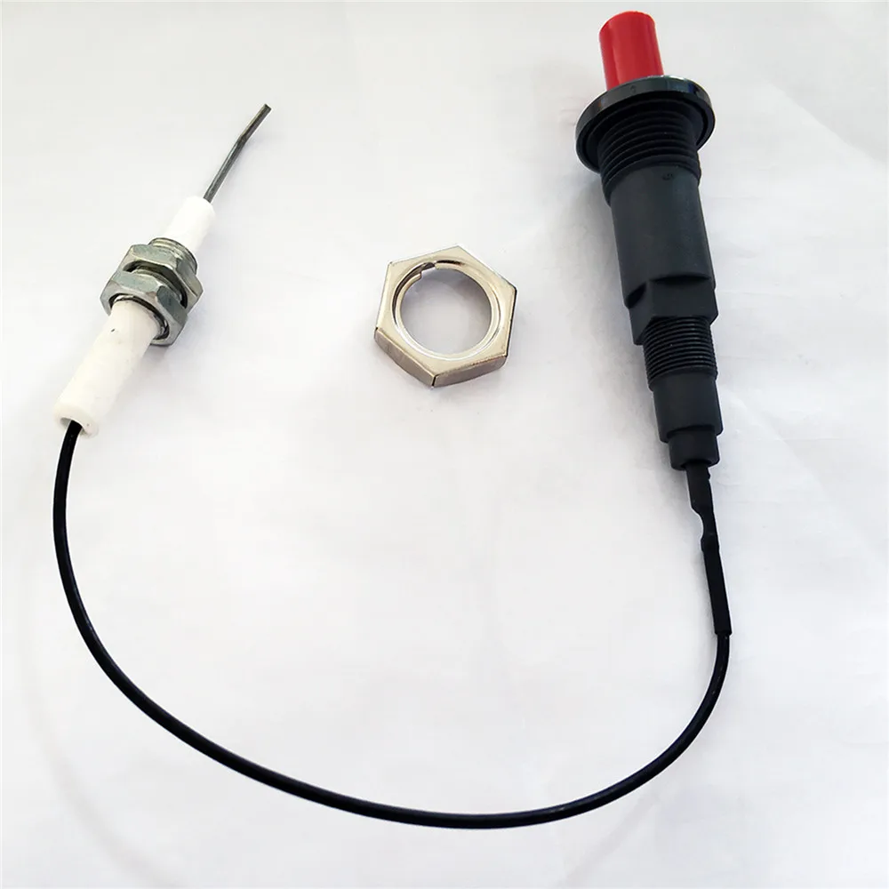 Universal Threaded Ignition Needle Ceramic Electrode Spark Plug Terminal Gas Oven Heater