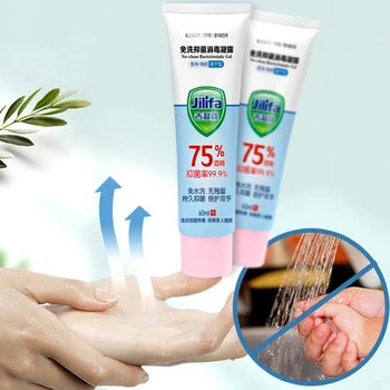 

60ml Hand Sanitizer Gel- Kills Antibacterial Spray Germs Bacteria Quick-drying Antibacterial Gel Disinfectant Hand Washing Free