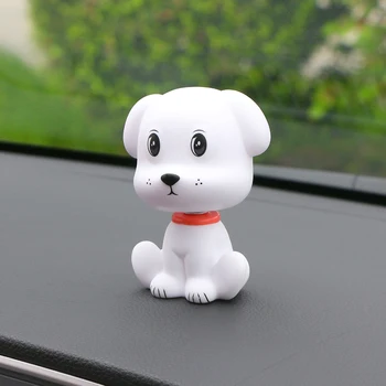 

Car Decoration Lovely Shaking Head Dog Adornment Nodding Puppy Doll Display Automobiles Dashboard Ornaments Toy Accessories Gift