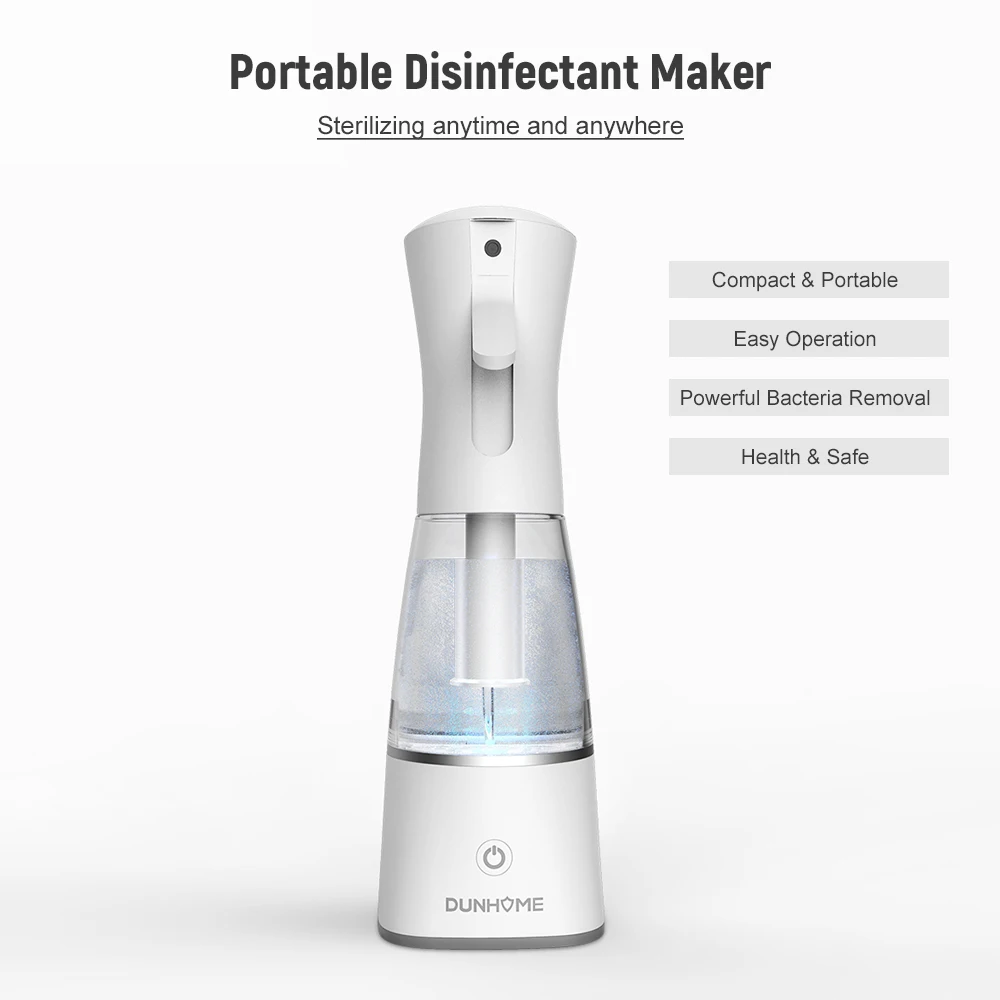 Бытовой дезинфицирующий аппарат портативный электролитический генератор