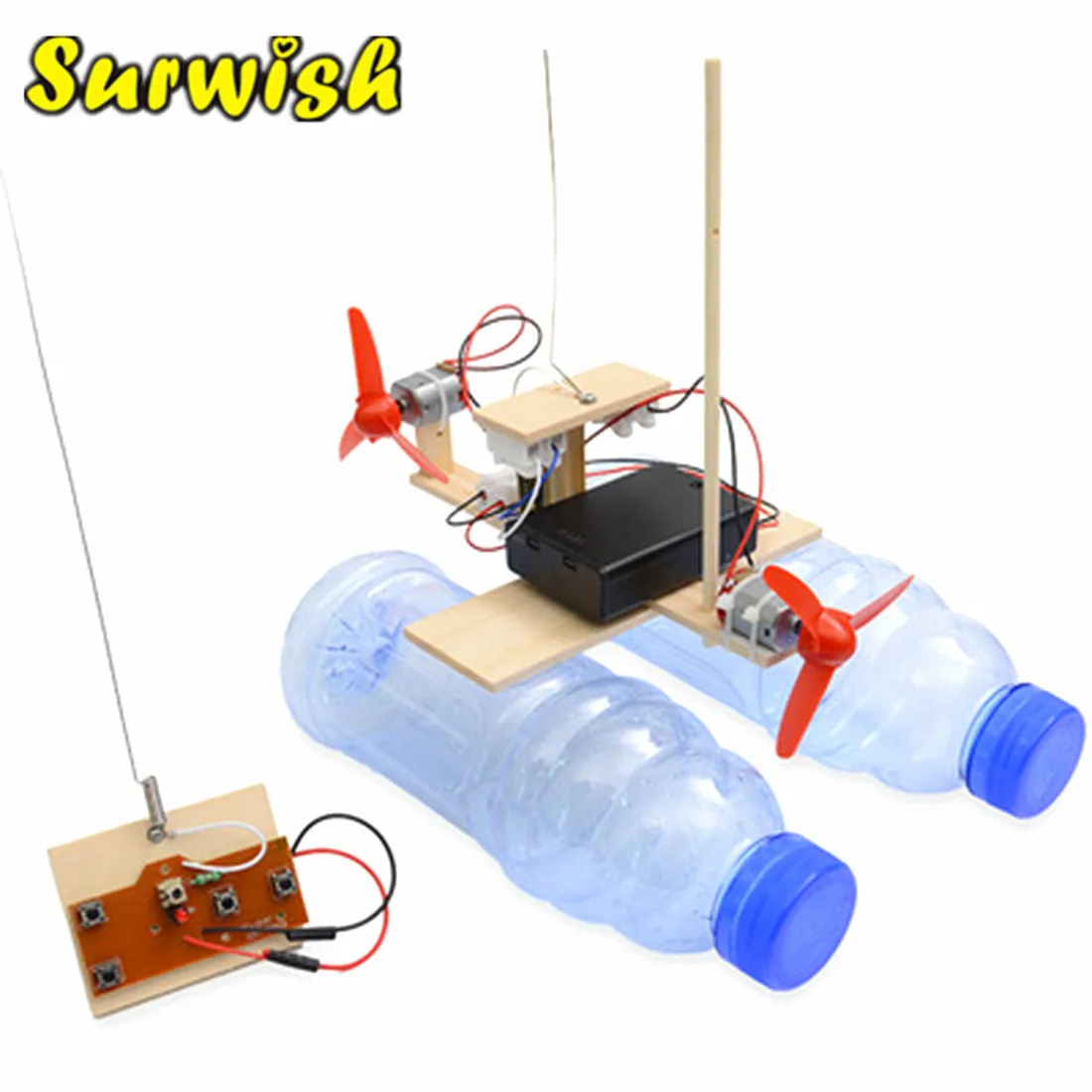 Surwish DIY RC Airboat модель научный эксперимент головоломка сборка игрушка для