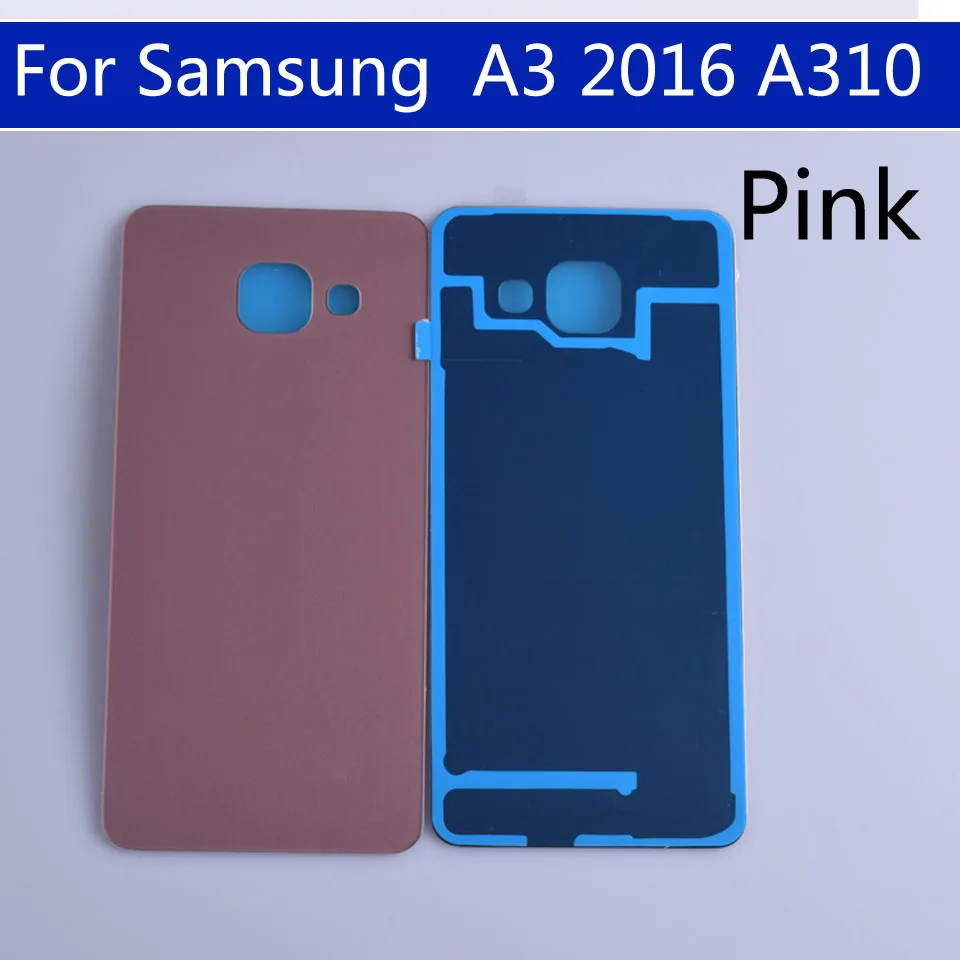 10pcs \ Лот A310 для Samsung Galaxy A3 A310 SM-A310F A310F SM-A310F/DS задняя Батарея чехол 3D Стекло чехол на заднюю крышку
