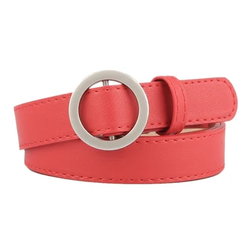 

Belt Female Deduction Side Buckle Jeans Wild Belts For Women Fashion Students Simple New