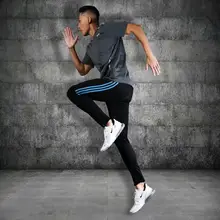 Модные мужские футбольные тренировочные спортивные брюки с карманом для бега, мужские спортивные штаны для фитнеса, тренировок, бега, Pantalon Deportivo