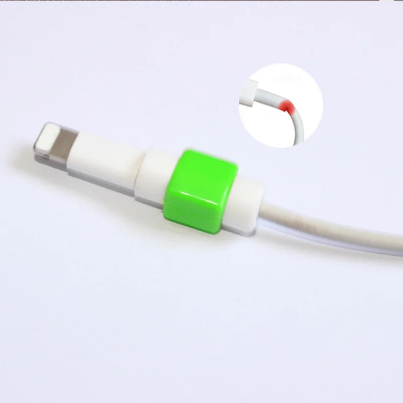 10 шт USB кабель протектор Saver Наушники Шнур защита провода крышка зарядного