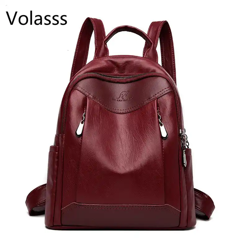 leather backpack for college students