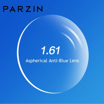 

PARZIN High Quality 1.61 Anti-Blue Light Myopia Lens For Prescription Glasses Aspherical Optics Lenses Ultra Thin Accessories