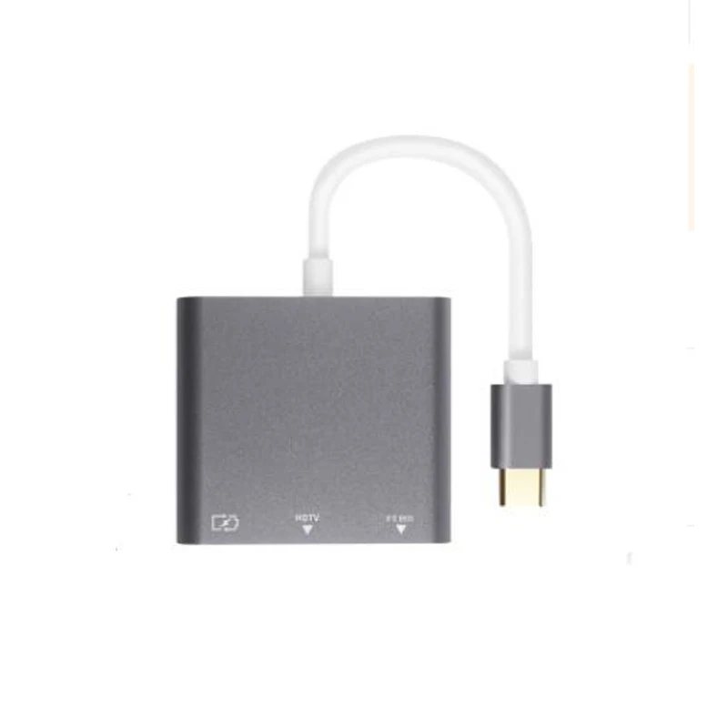 USB C к HDMI адаптер концентратор USB Type C к HDMI 4K USB 3,0 порт USB-C для Macbook Pro samsung S8 S9 ChromeBook Pixel huawei mate 10