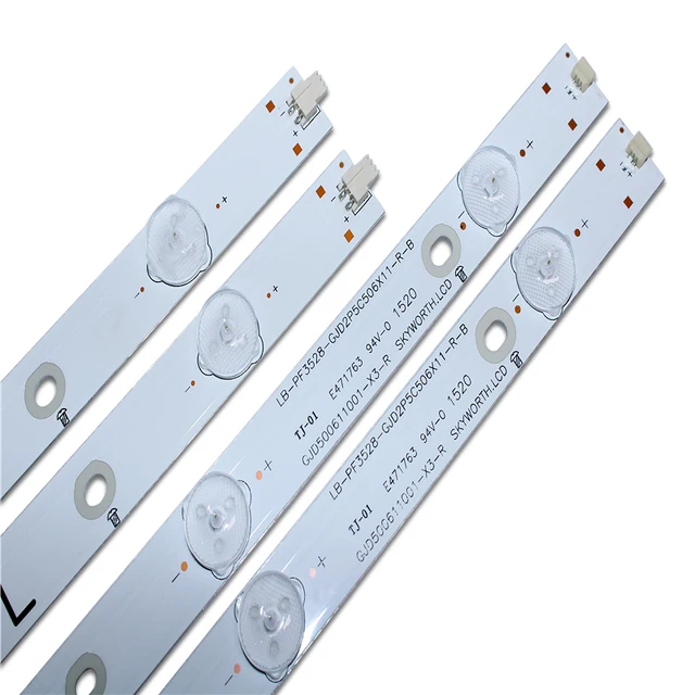 100 nowy 12 sztuk zestaw podświetlenie Led dla LE50D1452 T5002S 50PFF3655 T3 LD50V02S LB-PF3528-GJD2P5C506X11-R L-H B 6 diod Led + 5 diod Led tanie i dobre opinie HIDORAJIN Monitor przemysłowy GJD500611001-X3-L LB-PF3528-GJD2P5C506X11-R-B 1000mmA+B 50inches LED bulb suitable for TV display screen 100 nowy 12 sztuk zestaw podświetlenie Led dla LE50D1452 T5002S 50PFF3655 T3 LD50V02S LB-PF3528-GJD2P5C506X11-R L-H B 6 diod Led + 5 diod Led tanie i dobre opinie HIDORAJIN Monitor przemysłowy GJD500611001-X3-L LB-PF3528-GJD2P5C506X11-R-B 1000mmA+B 50inches LED bulb suitable for TV display screen