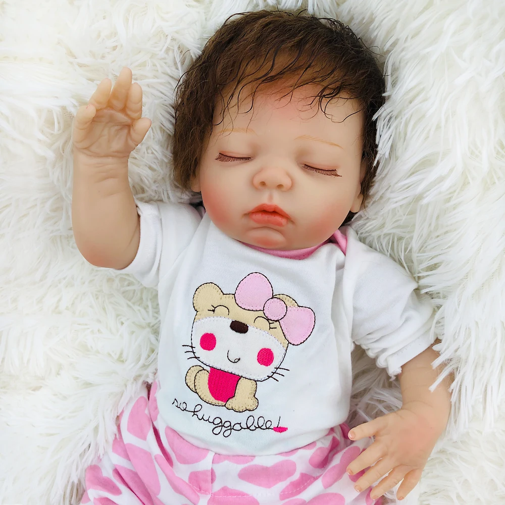 Otarddolls, силиконовые куклы Reborn Baby, 18 дюймов, 45 см, реалистичные, спящие, bebe reborn, для новорожденных девочек, детские игрушки