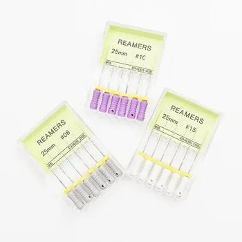 

1 box Dental Reamers Stainless Steel 25mm R Files Root Canal Dentist Materials Dentistry Instruments Hand Use K H R files