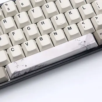 

SpaceBar Keycap PBT Five Sides Dye-Subbed 6.25U Cherry Profile Keyboard Keycap X6HA