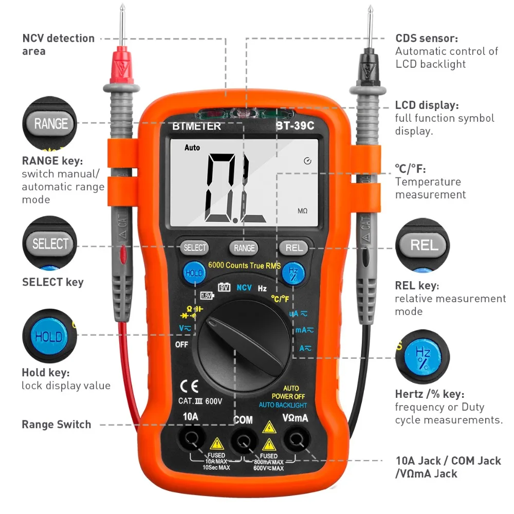 BTMETER-BT-39C-Handheld-NCV-Digital-Multimeter-Auto-Ranging-Digital-Avometer-Universal-Meter-6000-Counts-With