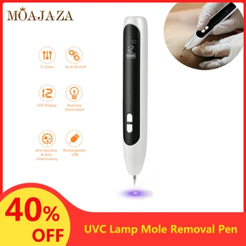 

12 Level Laser Mole Removal Pen Tattoo Freckle Skin Tag Remover And Wart Removal Machine Salon Facial Skin Care Tool For Beauty
