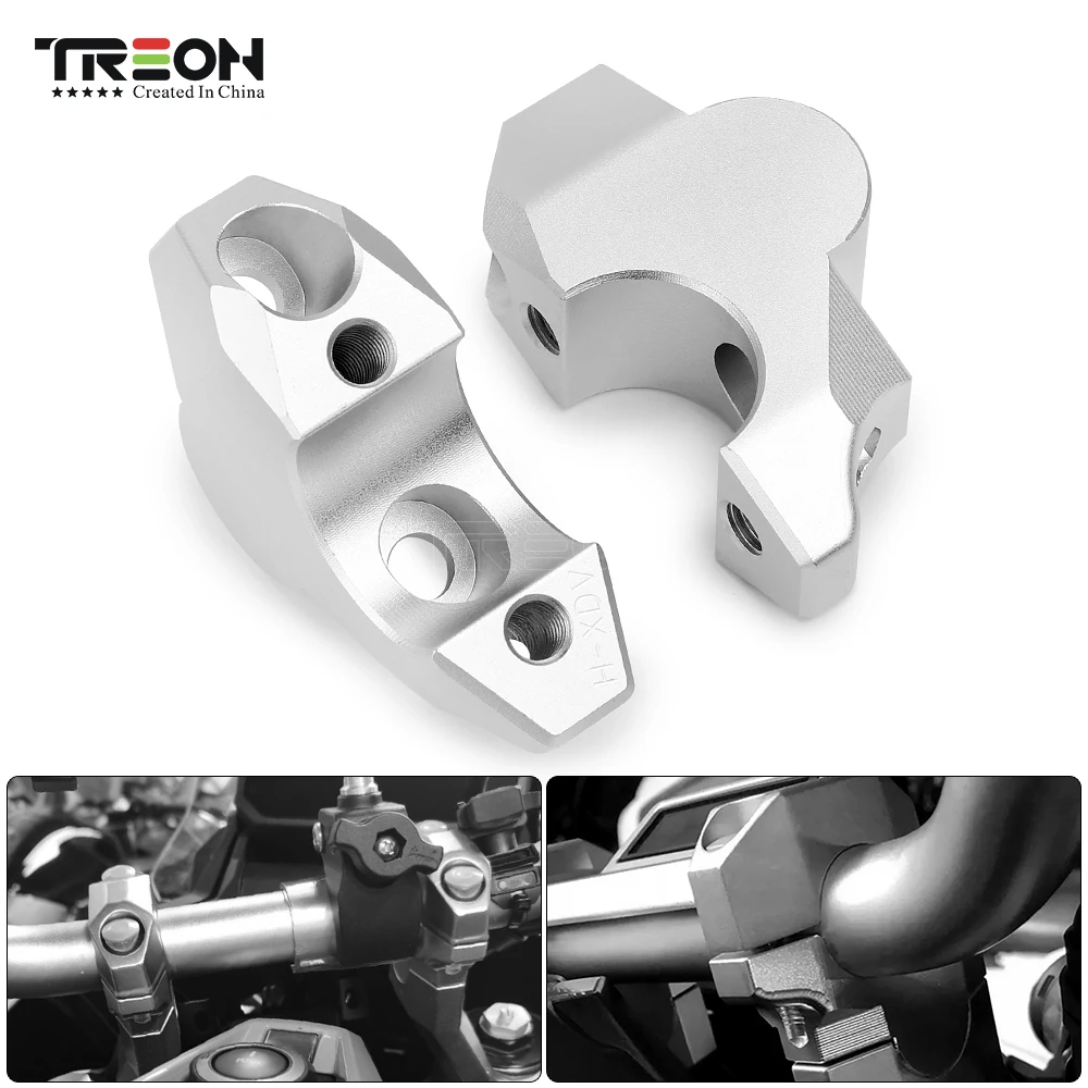 Riser Manubrio Moto Su Schienali Sposta Staffa Manubrio Supporto Riser Morsetto Per Accessori Honda Xadv Xadv750 Xadv 750 2021