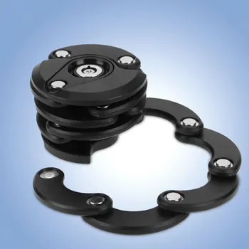 

Motorcycle Bike Bicycle Cycling Anti-Theft Foldable Hamburger Chain Lock