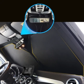 

Car Window Reflective Sunshade Cover Windshield Anti-UV For Volkswagen VW Golf 5 2004~2008 Golf 6 2009~2012 Golf 7 2013~2019