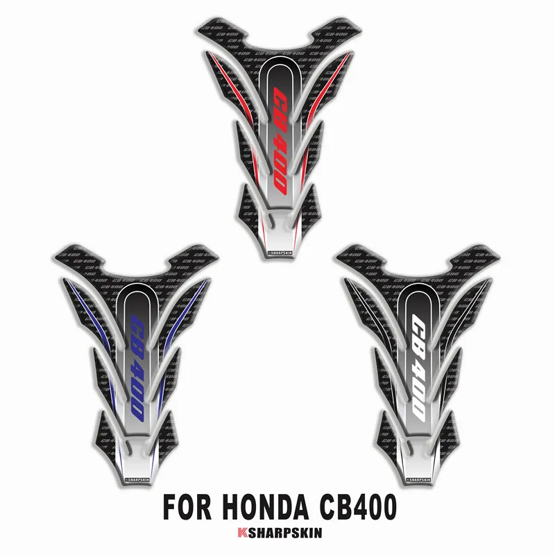 

New motorcycle 3D fuel tank pad fish bone sticker protection sticker decorative decal FOR HONDA CB400 CB 400
