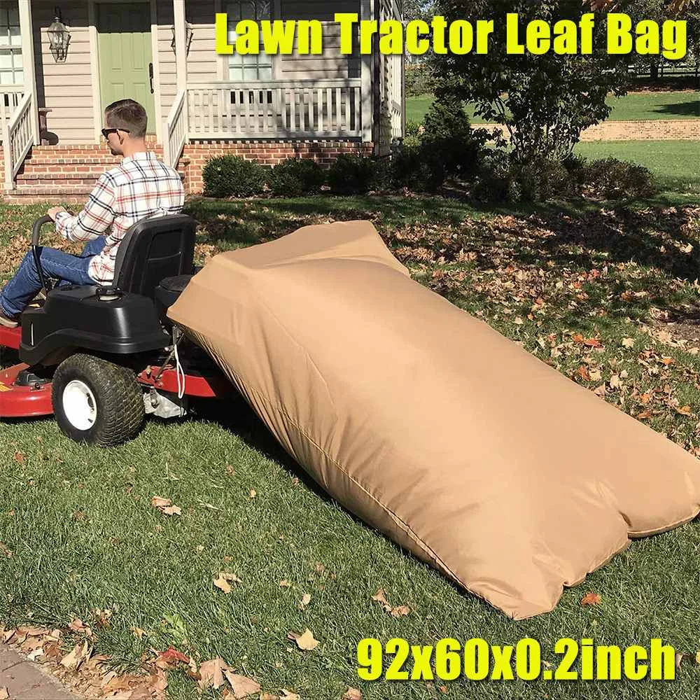 

Large Capacity Lawn Tractor Leaf Bag Garden Waste Bag Low Elastic Wire Riding Mower Huge Universal Collection System Trash Bag