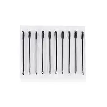 

50Pcs/Pack Black Disposable Cotton Swab Ear Cleaner Pick Tips Wax Removal Tool Lipstick Eyebrow Eyelash Makeup Tool
