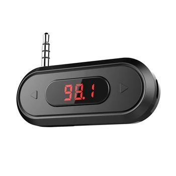 

Universal FM Transmitter Wireless Audio Adapter with 3.5mm Jack for Xiaomi for iPhone IOS Android Car Speaker