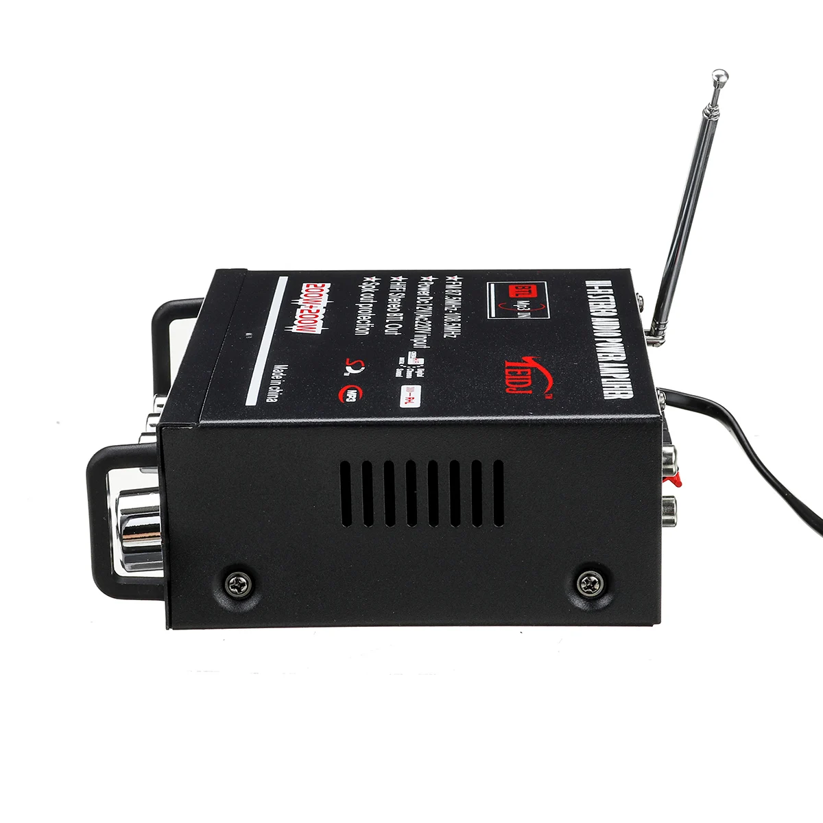 400W беспроводной bluetooth усилитель 12/220V 2CH Hi-Fi аудиоусилитель ЖК-дисплей AMP FM стерео аудио FM пульт дистанционного управления для автомобиля дома