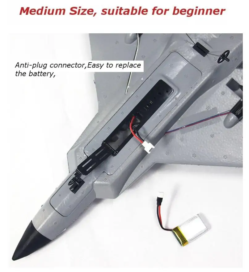 JJRC FX-822 F22 280 мм размах крыльев EPP RC самолет планер 2,4 ГГц RTF с батарейным пультом дистанционного управления